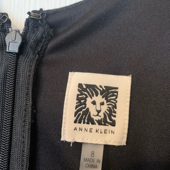 Anne Klein Black Maxi Dress with Yellow Floral Design - Picture 3 of 4